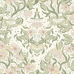 Galerie Wallcoverings Product Code: 22017 - Fagring Wallpaper Collection Galerie Wallcoverings Product Code 22017 - Fagring Wallpaper Collection - Dark green Colours - Lisa Design
