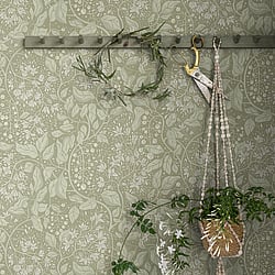 Galerie Wallcoverings Product Code: 22024 - Fagring Wallpaper Collection Galerie Wallcoverings Product Code 22024 - Fagring Wallpaper Collection - Dark green Colours - Turi Design