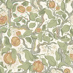 Galerie Wallcoverings Product Code: 22026 - Fagring Wallpaper Collection Galerie Wallcoverings Product Code 22026 - Fagring Wallpaper Collection - Dark green Colours - Kart Design