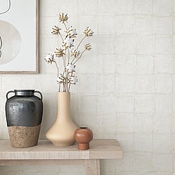 Galerie Wallcoverings Product Code 30416 - New Textures Wallpaper Collection - Cream Colours - Textured Tile Design