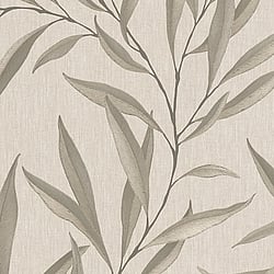 Galerie Wallcoverings Product Code 32204 - The New Design Book Wallpaper Collection - Muted Gold Colours - Large Leaf Trail Design