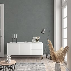 Galerie Wallcoverings Product Code 32405 - New Textures Wallpaper Collection - Dark Grey Colours - Textured Plain Design