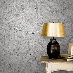 Galerie Wallcoverings Product Code 32805 - New Textures Wallpaper Collection - Pink Grey Colours - Crackle Texture Design