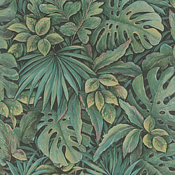 Galerie Wallcoverings Product Code 33304 - The New Design Book Wallpaper Collection -  Jungle Leaves Design