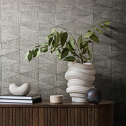 Galerie Wallcoverings Product Code 33355 - Woods And Wicker Wallpaper Collection - Grey Colours - Graphic Design