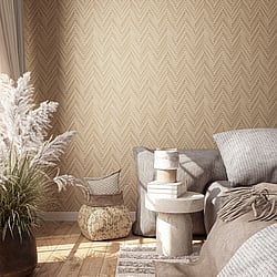 Galerie Wallcoverings Product Code 33376 - Woods And Wicker Wallpaper Collection - Beige Colours - Wood optics Design