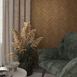 Galerie Wallcoverings Product Code 33378 - Woods And Wicker Wallpaper Collection - Brown Colours - Wood optics Design