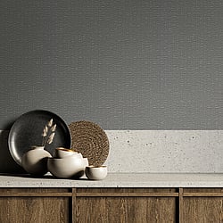 Galerie Wallcoverings Product Code 33386 - Woods And Wicker Wallpaper Collection - Grey Colours - Textile optics Design