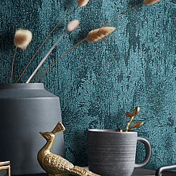 Galerie Wallcoverings Product Code 34278 - New Textures Wallpaper Collection - Green  Blue Colours - Structure Design