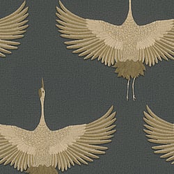 Galerie Wallcoverings Product Code 34532 - The New Design Book Wallpaper Collection - Black, Gold Colours - Stork Design