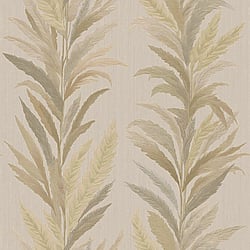 Galerie Wallcoverings Product Code 35904 - Ornamenta Wallpaper Collection - Bronze Gold Colours - Leaf Flourish Design
