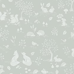 Galerie Wallcoverings Product Code 44130 - Apelviken 2 Wallpaper Collection - Light Green Colours - Woodland Walk Design