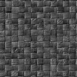 Galerie Wallcoverings Product Code 45743 - Woods And Wicker Wallpaper Collection - Anthracite Colours - 3D optics Design