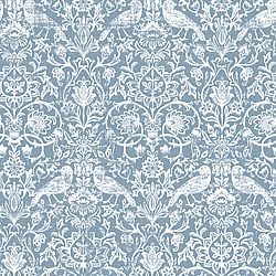 Galerie Wallcoverings Product Code 47623 - Heritage Wallpaper Collection - Blue Colours - Batik Design