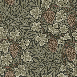 Galerie Wallcoverings Product Code 82020 - Hidden Treasures Wallpaper Collection - Green Colours - Vine Design