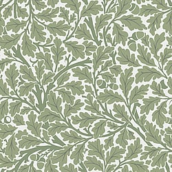 Galerie Wallcoverings Product Code 82028 - Hidden Treasures Wallpaper Collection - Green Colours - Oak Tree Design