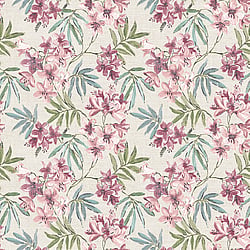 Galerie Wallcoverings Product Code AF37724 - Abby Rose 4 Wallpaper Collection - Taupe Pink Plum Colours - Linen Floral Design