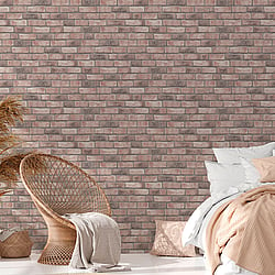 Galerie Wallcoverings Product Code BB51109 - Bricks And More Wallpaper Collection - Beige Cream Colours - Weathered Walls Motif Design