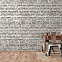 Galerie Wallcoverings Product Code BB51122 - Bricks And More Wallpaper Collection - Beige Multi-Colour Grey Colours - Stone Symphony Motif Design