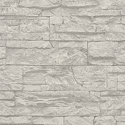 Galerie Wallcoverings Product Code BB51154 - Bricks And More Wallpaper Collection - Grey Colours - Graceful Granite Motif Design