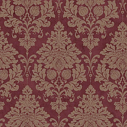 Galerie Wallcoverings Product Code CI38221 - Classic Silks 4 Wallpaper Collection - Cranberry,Gold Colours - Damask Design