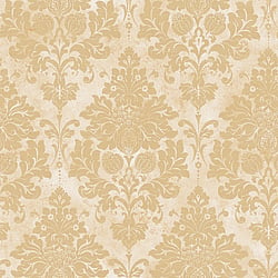 Galerie Wallcoverings Product Code CI38222 - Classic Silks 4 Wallpaper Collection - Drk. Cream, Tan, Gold Colours - Damask Design