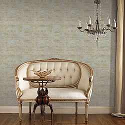 Galerie Wallcoverings Product Code CI38260 - Classic Silks 4 Wallpaper Collection - Pearl, Blue, Brown Colours - Sari Damask Design