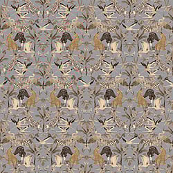 Galerie Wallcoverings Product Code DW2001 - Designer Walls Wallpaper Collection - Light Blue Fog Colours - Magic Animals Design