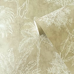 Galerie Wallcoverings Product Code DWP0361-03 - Zen Wallpaper Collection -  Floating Foliage Design