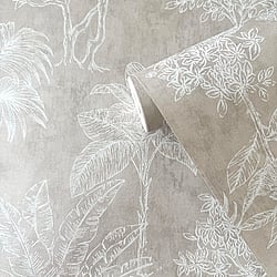 Galerie Wallcoverings Product Code DWP0361-06 - Zen Wallpaper Collection -  Floating Foliage Design