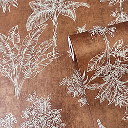 Galerie Wallcoverings Product Code DWP0361-07 - Zen Wallpaper Collection -  Floating Foliage Design