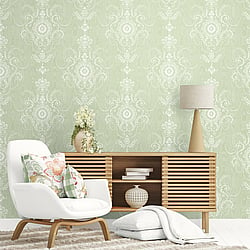 Galerie Wallpaper Product code: FC62604F_2 - French Country Wallpaper Collection - Pomme Colours -  Bernadette Linen Design