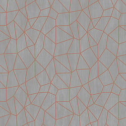 Galerie Wallcoverings Product Code G67701 - Special Fx Wallpaper Collection - Orange Beige Colours - Glitter Web Design