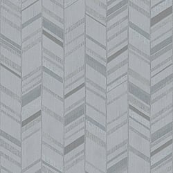 Galerie Wallcoverings Product Code G67711 - Special Fx Wallpaper Collection - Silver Grey Blue Colours - Glitter Chevrons Design