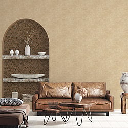 Galerie Wallcoverings Product Code G67760 - Natural FX 2 Wallpaper Collection - Russet, Black Colours - Leopard Design