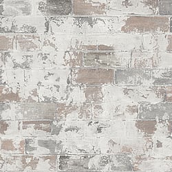 Galerie Wallcoverings Product Code G67989 - Natural FX 2 Wallpaper Collection - Beige Brown Grey Colours - Brick Design