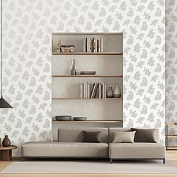 Galerie Wallcoverings Product Code G68661 - Palazzo 2 Wallpaper Collection - Silver Grey Colours - Acanthus Design