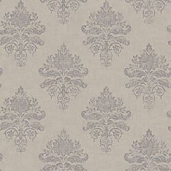 Galerie Wallcoverings Product Code G68669 - Palazzo 2 Wallpaper Collection - Silver Grey Colours - Medallion Damask Design