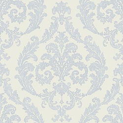 Galerie Wallcoverings Product Code G68677 - Palazzo 2 Wallpaper Collection - Blue Colours - Silk Damask Design