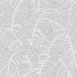 Galerie Wallcoverings Product Code G78298 - Bazaar Wallpaper Collection - Light Grey Colours - Broadleaf Design