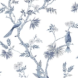 Galerie Wallcoverings Product Code G78489 - Secret Garden Wallpaper Collection -  Classic Bird Trail Design