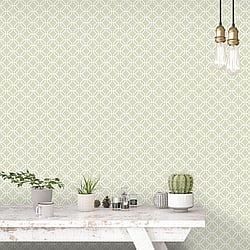 Galerie Wallcoverings Product Code G78523 - Secret Garden Wallpaper Collection -  Trellis Negative Design