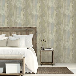 Galerie Wallcoverings Product Code GX37639 - Geometrix Wallpaper Collection - Green Beige Colours - Glass Shard Geo Design