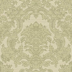 Galerie Wallcoverings Product Code IS33345 - Italian Silks And Damasks Wallpaper Collection - Green Colours - Damasco Quirinale Design