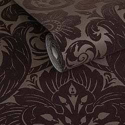 Galerie Wallcoverings Product Code LB25168 - Llewelyn-Bowen - Off The Wall Wallpaper Collection -  Damask Sauvage Design