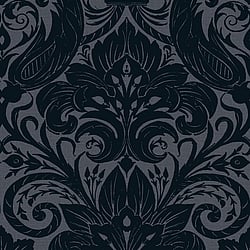 Galerie Wallcoverings Product Code LB25169 - Llewelyn-Bowen - Off The Wall Wallpaper Collection -  Damask Sauvage Design