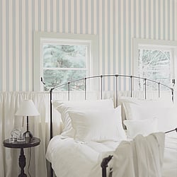 Galerie Wallcoverings Product Code ST36900 - Simply Stripes 3 Wallpaper Collection - Cream Blue Colours - Regency Stripe Design