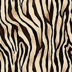 Galerie Wallcoverings Product Code WH45200M - Welcome Home Murals Wallpaper Collection - Beige, Brown, Black Colours - Exotic Wild Zebra Stripes Design