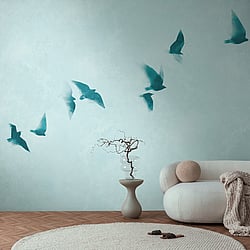 Galerie Wallcoverings Product Code WH45285M - Welcome Home Murals Wallpaper Collection - Blue Colours - Flight of Freedom Design