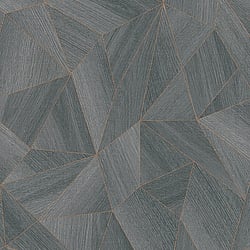 Galerie Wallcoverings Product Code WW22221 - Woods And Wicker Wallpaper Collection - Grey Black Colours - Geometric Wood Effect Motif Design